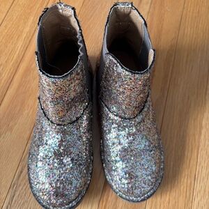 Crewcuts multi-colored glitter boots